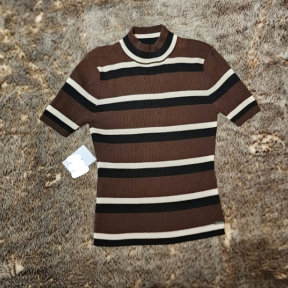 VINTAGE 90'S Unionbay Striped Sweater - Picture 8 of 16
